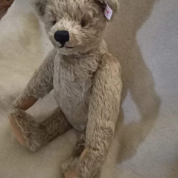 Steiff Cream Teddy Bear Authentic Tagged; Numbered - Picture 3 of 8